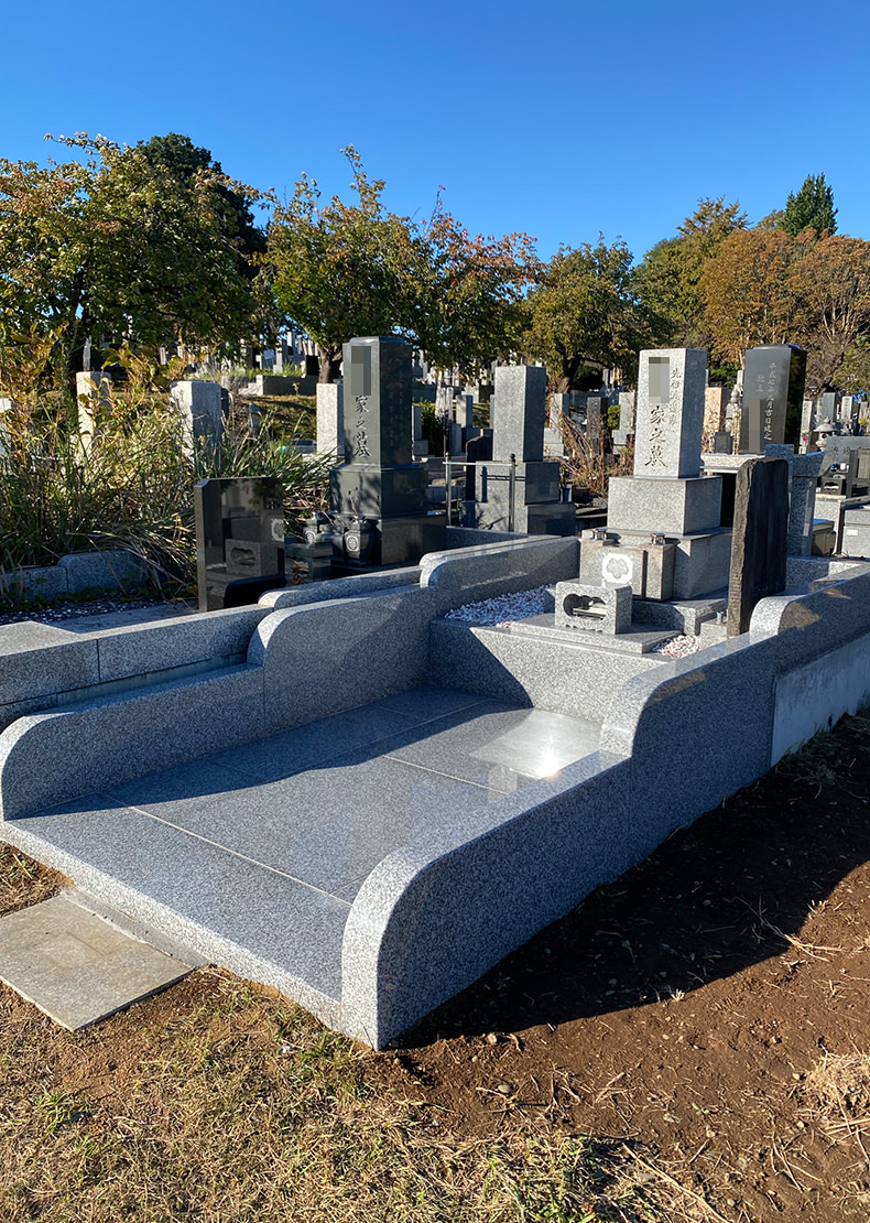 T21一般普通型墓地 2021年10月 外柵リフォーム工事 緑ヶ丘霊園