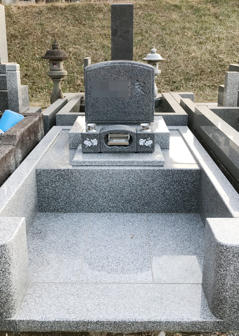 T22-042-01_4㎡墓地（中国産 飛鳥石 洋型2段型）