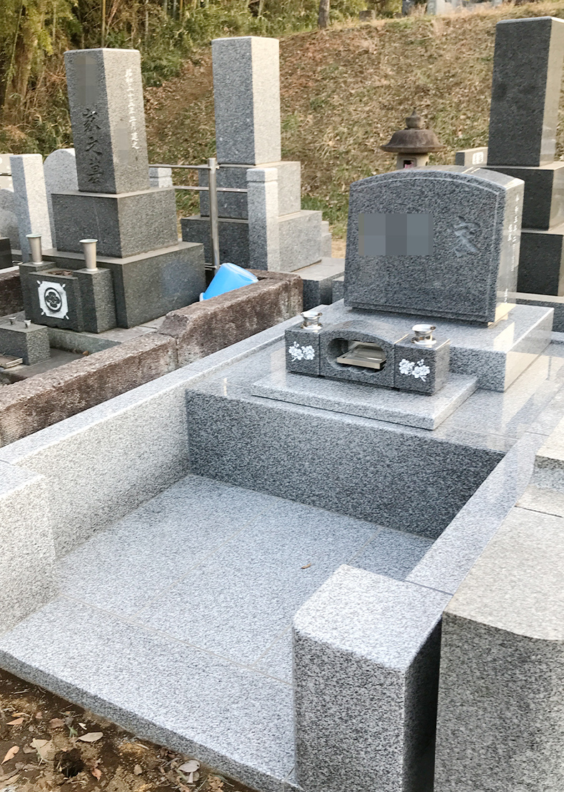 T22-042-02_4㎡墓地（中国産 飛鳥石 洋型2段型）