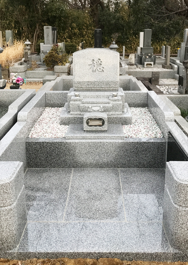 T22-046-01_6㎡墓地（中国産 宝永石 洋型3段型）