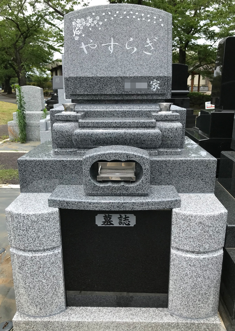 T23-020-01_1㎡墓地（中国産 飛鳥石 洋型3段型）