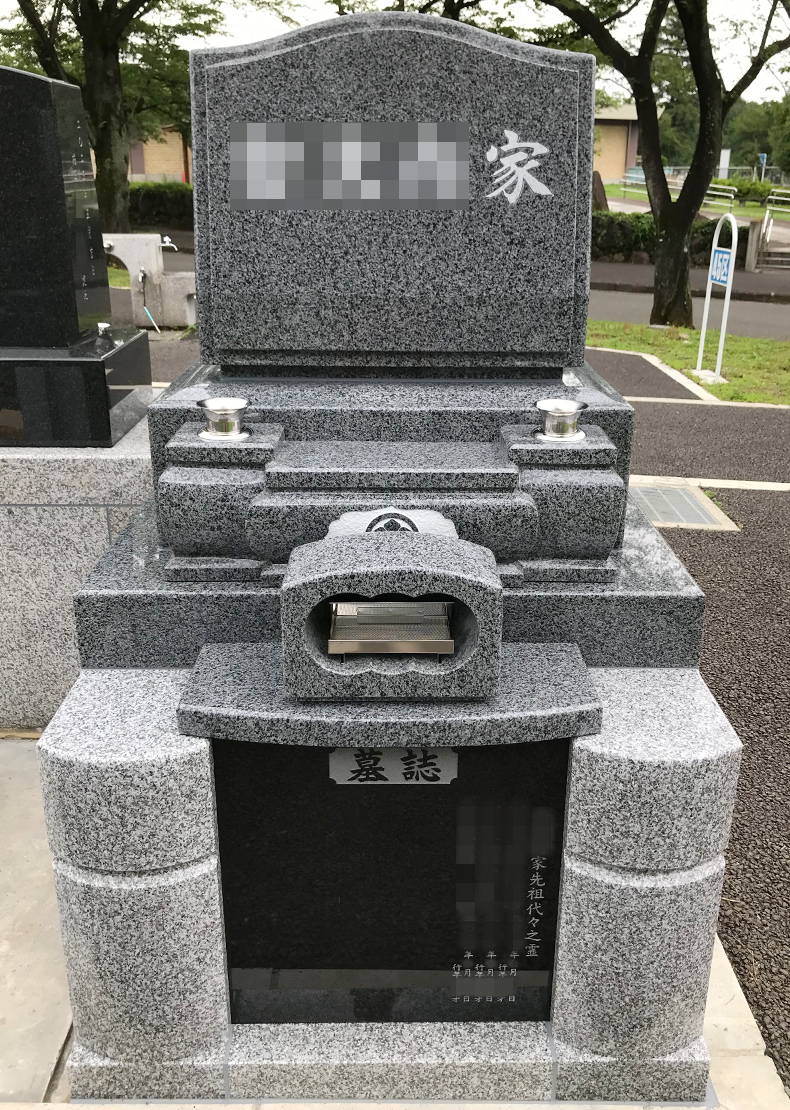 T23-022-01_1㎡墓地（中国産 飛鳥石 洋型3段型）