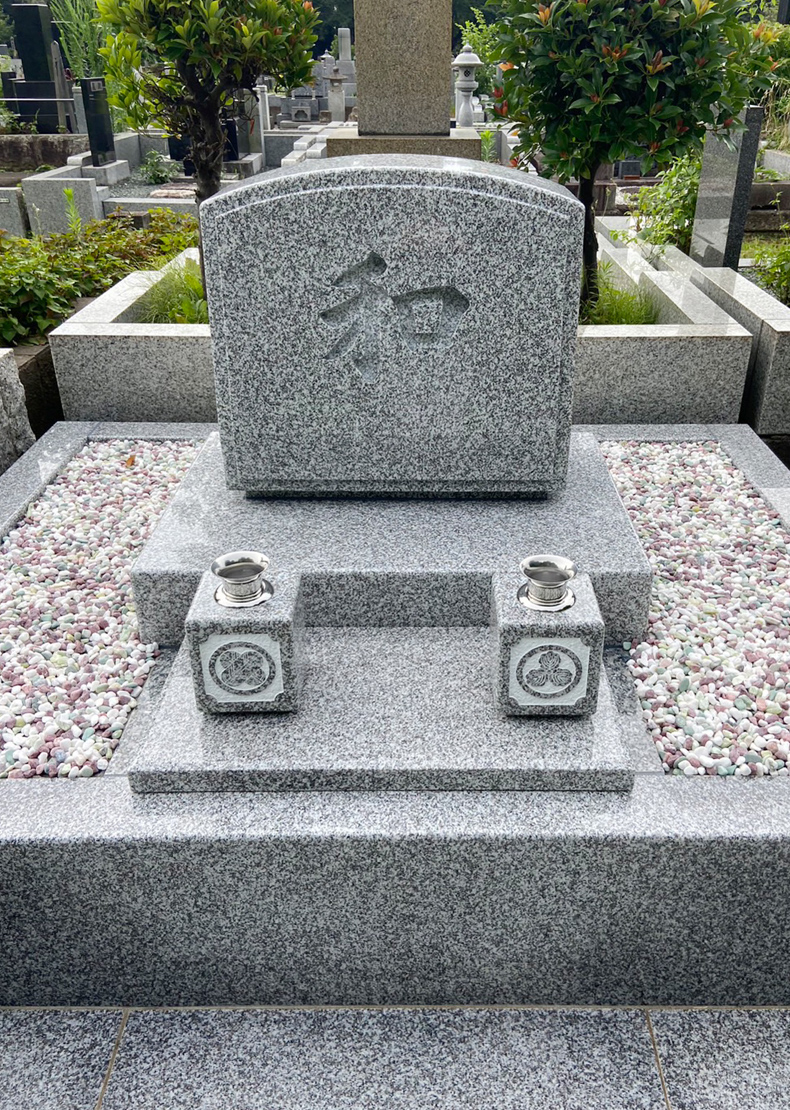 T23-033-02_6㎡墓地（中国産 宝永石 洋型2段型）