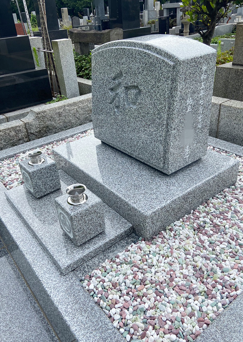 T23-033-03_6㎡墓地（中国産 宝永石 洋型2段型）