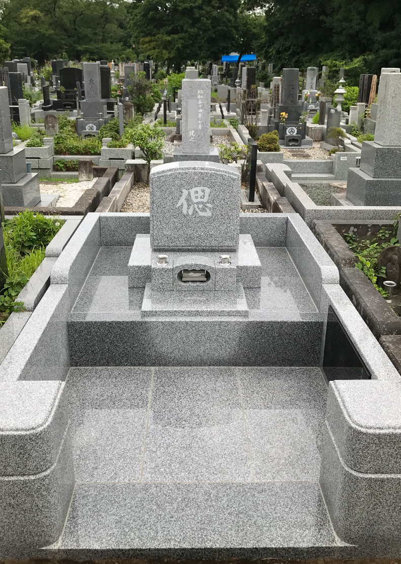 T23-048-01_6㎡墓地（中国産 宝永石 洋型2段型）