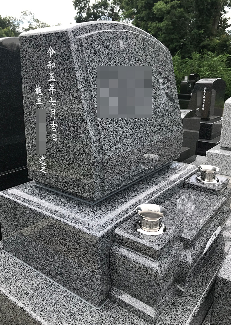 T23-030-04_1㎡墓地（中国産 飛鳥石 洋型3段型）