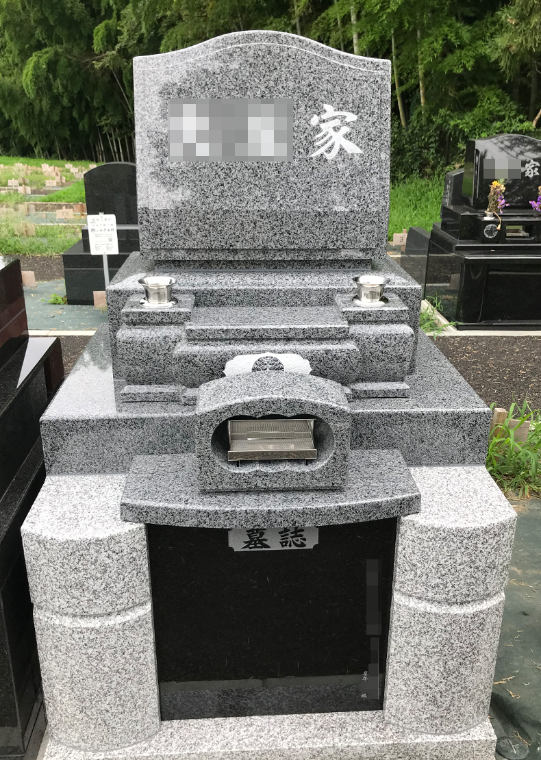 T23-035-01_1㎡墓地（中国産 飛鳥石 洋型3段型）
