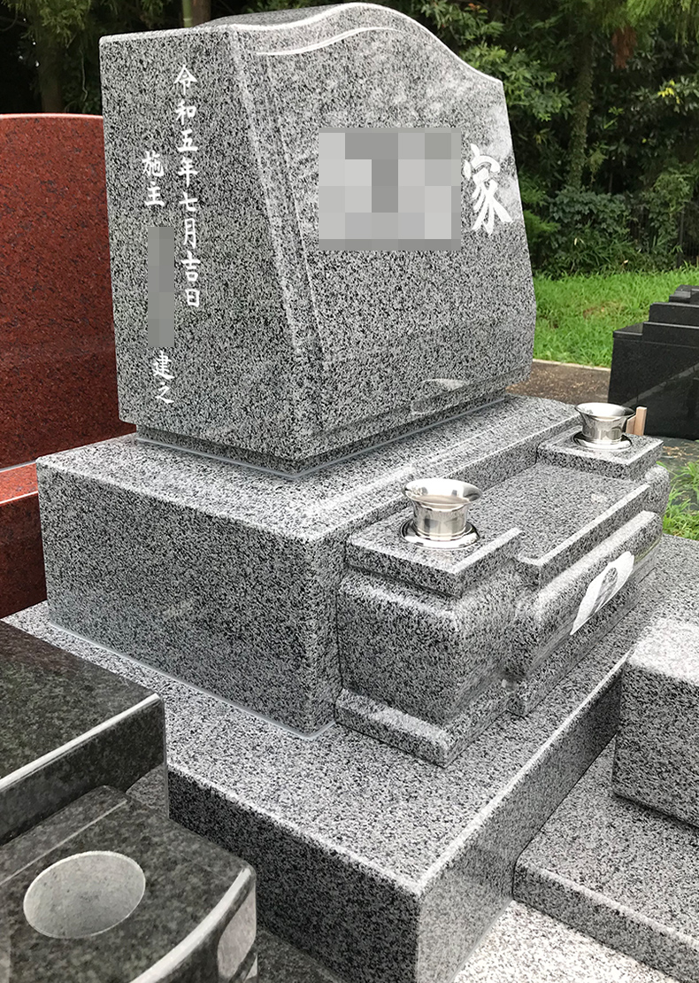 T23-035-04_1㎡墓地（中国産 飛鳥石 洋型3段型）