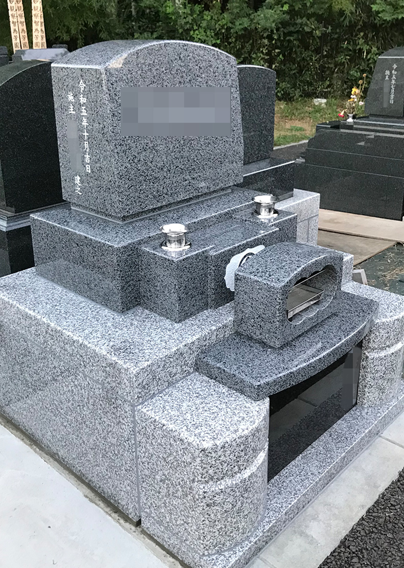 T23-047-03_1㎡墓地（中国産 飛鳥石 洋型アーチ標準型）