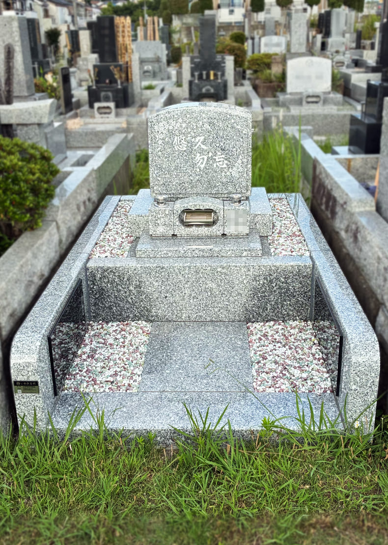 緑ヶ丘霊園に4㎡墓地を新規建立しました