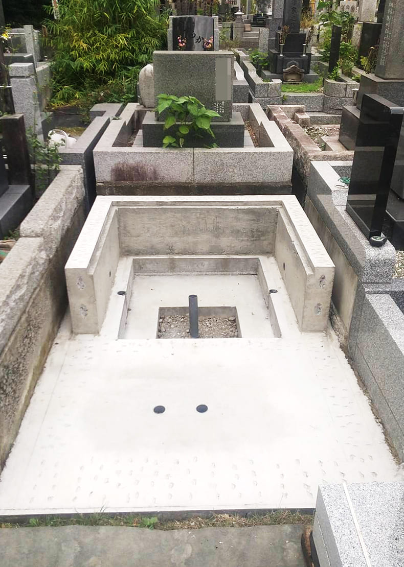基礎部分が完成しました。